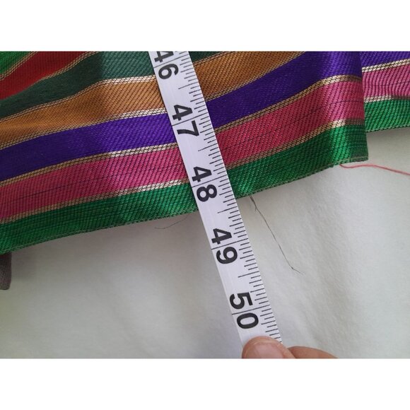 Womens Size 42/10-12 Anarkali Traditional India Bollywood Maxi Dress Gray Black - Picture 6 of 7